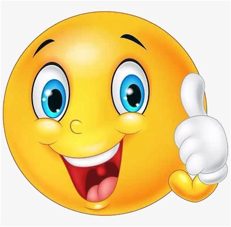4+ vectors, stock photos & psd files. Pulgar Arriba - Happy Emoticon PNG Image | Transparent PNG ...
