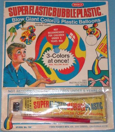 Wham O 1970 Super Elastic Bubble Plastic Vintage Toys I Can Still