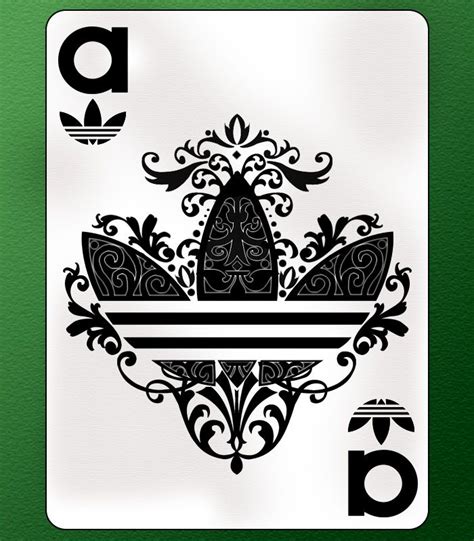 Lápiz, borrado/goma, regla, marcador negro y lápiz de color negro. The Adidas of Spades by ddavis1979 on DeviantArt | Adidas ...