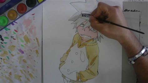 How To Draw Soul Evans Soul Eater Youtube