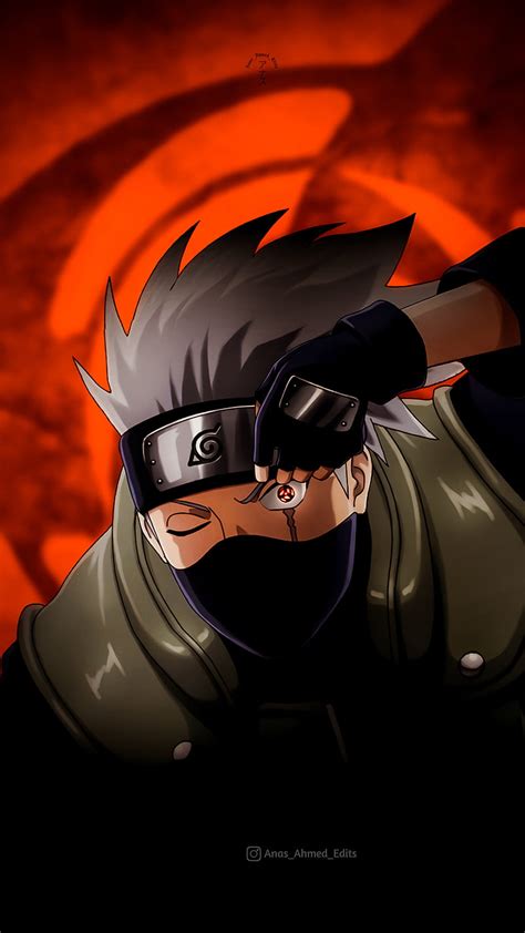 Kakashi Hatake Anime Art Anime Fictional Character Naruto