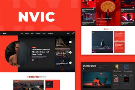 Nvic Blog Magazine Elementor Template Kit Latest Version WooCrack Com