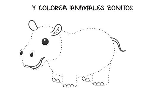 Grafomotricidad Traza Y Colorea Animales Bonitos Orientacion Andujar