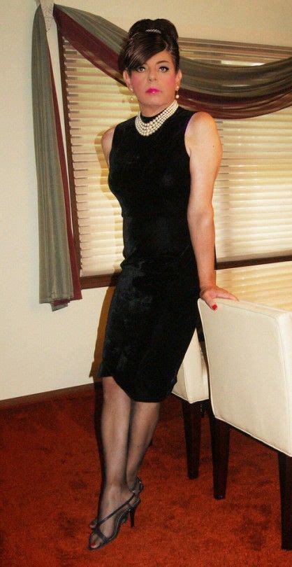 Pin By Paulette Crossdresser On Crossdresser 1 Fashion Crossdressers Little Black Dress