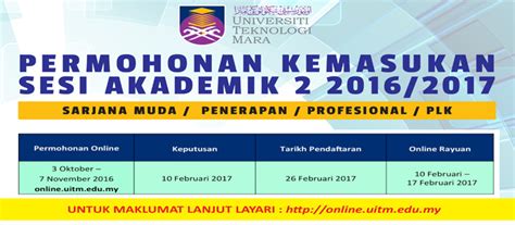 Kalender akademik universitas sebelas maret tahun akademik 2016/2017. The EdVisor Malaysia: Permohonan Ambilan Kedua Ijazah ...