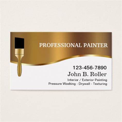 Painter Business Cards Business Cards Cards