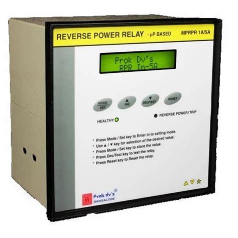 Digital Reverse Power Relay At Best Price In Bengaluru By Prok Devices
