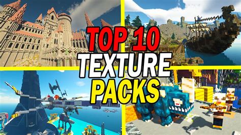 Top 10 Minecraft Texture Packs 1164 Resource Packs Youtube