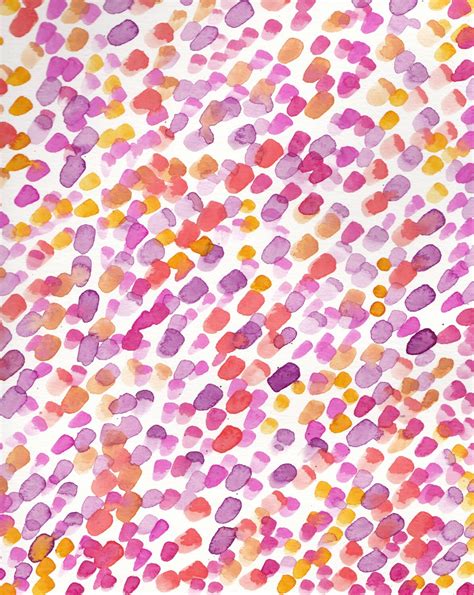 Confetti Original Watercolor Painting 8x10 By Sarahwormannart