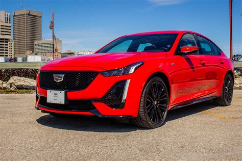 Cadillac Ct5 V In Velocity Red That Just Landed In Winnipeg Mb R