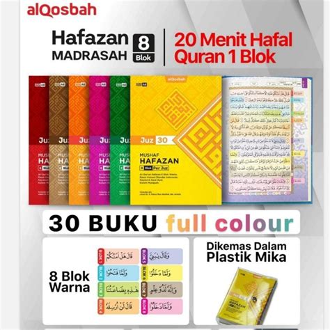 Jual Al Quran Perjuz Hafazan Ukuran Saku Lengkap Juz Shopee