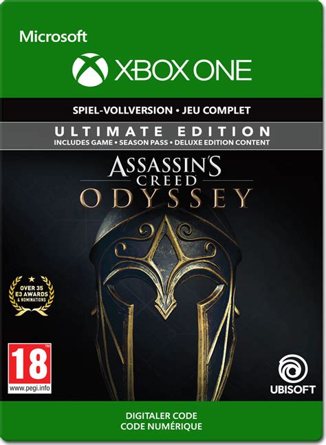 Microsoft Assassin S Creed Odyssey Dition Int Grale Esd Xbox One X