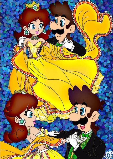 Luigi And Daisy Royal Ball By Princesa On