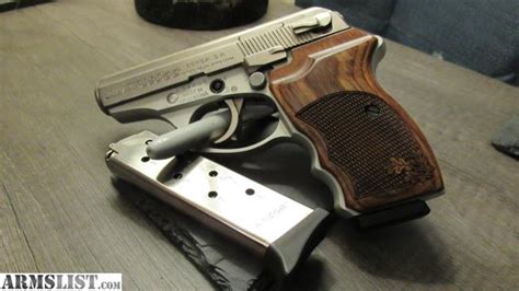 Armslist For Sale Bersa Thunder 380 Cc Satin Nickel Finish W Wood