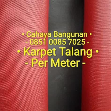 Foshan hanse industrial co., ltd. Jual KARPET TALANG AIR Genteng Per Meter 55 60 Cm Merah ...