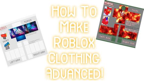 How To Make Roblox Clothes Advanced Youtube