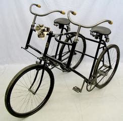 Suspension seatposts for tandem bikes. Bicycle; Wolff & Co, Duplex Side by Side Tandem, Restored ...