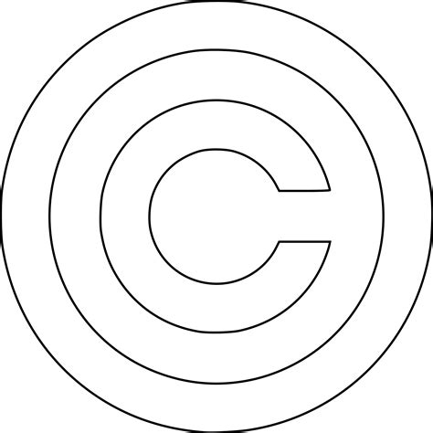 Copyright Icon Png Copyright Symbol Free Png Image Png All Stock