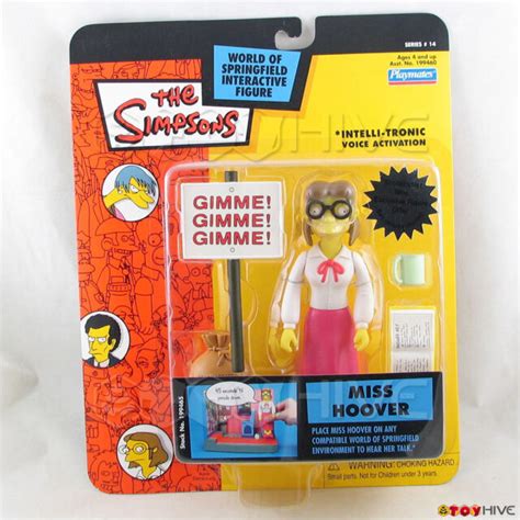 Simpsons Teacher Miss Hoover Series 14 Intellitronic Wos Playmates Action Figure Ebay