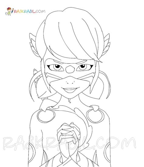 Ladybug And Cat Noir Coloring Pages Ladybug Coloring Page Spring