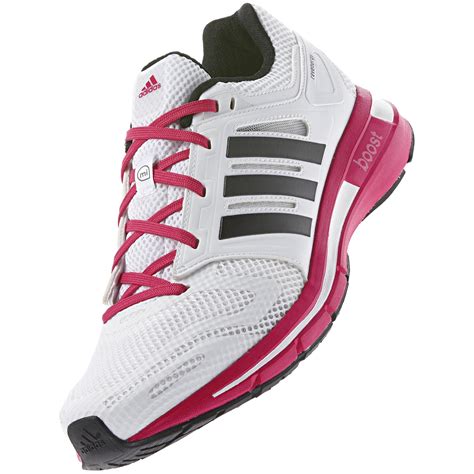 Adidas Womens Revenergy Boost Running Shoes Whitevivid Berry