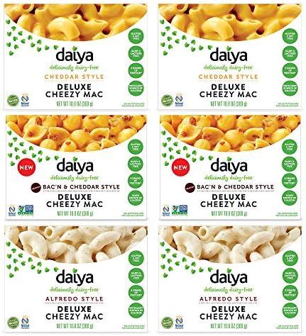 Daiya Cheezy Mac Variety Pack Flavors Cheddar Bac N Cheddar