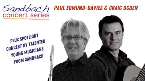Paul Edmund Davies And Craig Ogden Sandbach Concert Series
