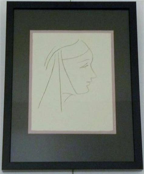 Lote 283 Henri Matisse Litogravura Spapel Motivo Les Lettres