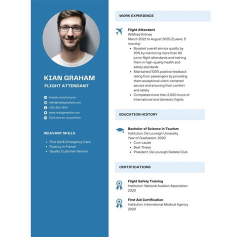Canva Resume Template With Photo Professional Resume Template Etsy
