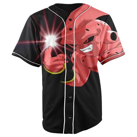 Amazon.com has been visited by 1m+ users in the past month Kid Buu Dragon Ball Z Black Button Up Baseball Jersey - JAKKOU††HEBXX
