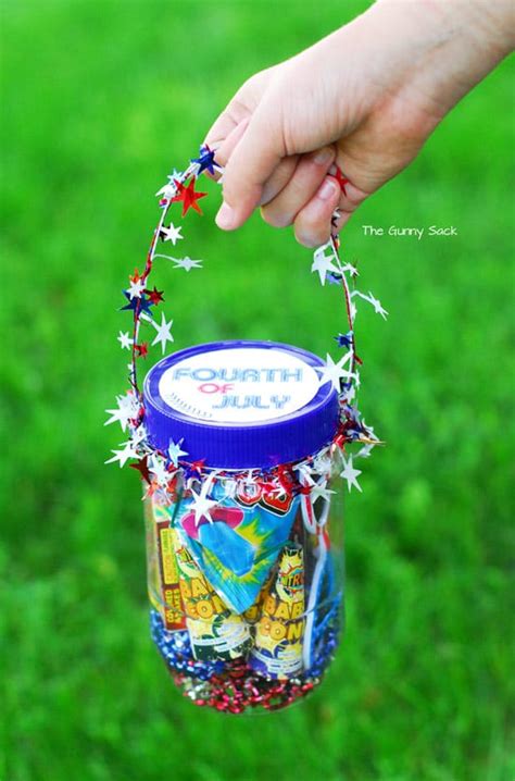 Adapting 4th of july activities for seniors helps them feel included & connected with family + friends. 4th Of July Craft: A Gift In A Jar