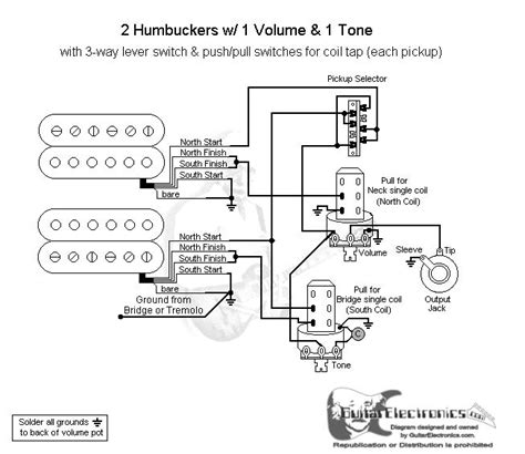 Wiring 2 humbuckers (les paul®, 335, sg). Wiring Diagram For Telecaster Humbucker And Single Coil