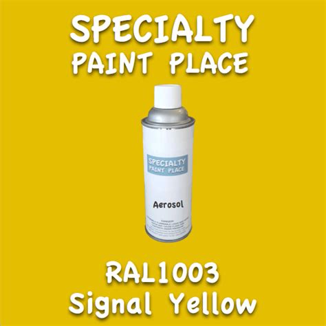 Ral 1003 Signal Yellow 16oz Aerosol Can