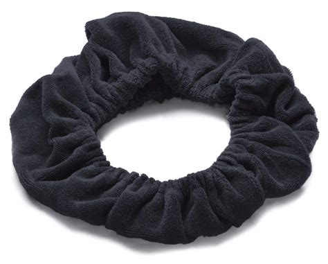 Tassi Black Hair Holder Head Wrap Stretch Terry Cloth The Best Way To