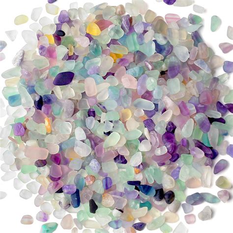 Fluorite Aquarium Gravel Rocks Natural Tumbled Healing Crystal Chips