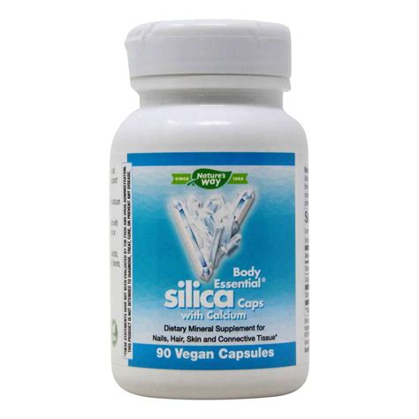 Natures Way Body Essential Silica W Calcium 90 Vegan Capsules