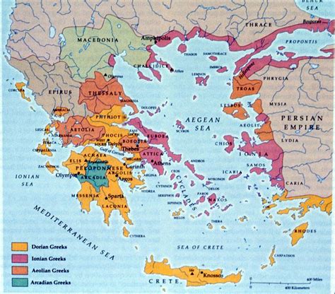 Various Branches Of The Greek Race Came To The Balkan Region In