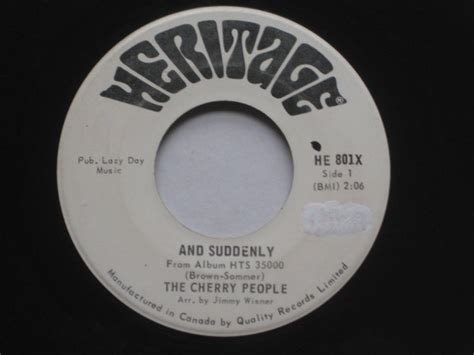 The Cherry People And Suddenly 1968 Vinyl Discogs