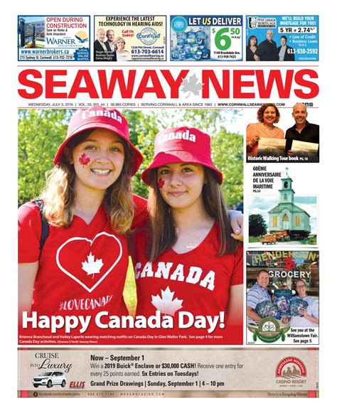 Cornwall Seaway News July 3 2019 Edition By Cornwall Seaway News Issuu