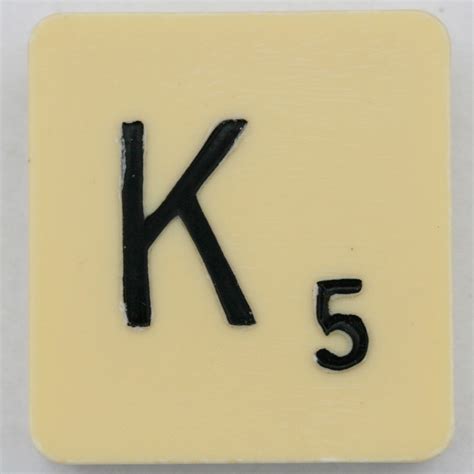 Scrabble Letter K A Photo On Flickriver
