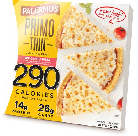 Primo Thin 5 Cheese Pizza Palermos Pizza