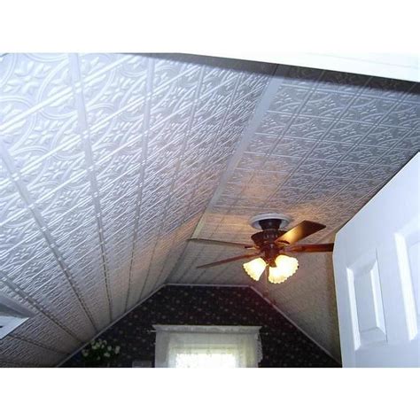 Our faux tin ceiling tiles are acoustical! Global Specialty Products Dimensions Faux 2 ft. x 4 ft ...