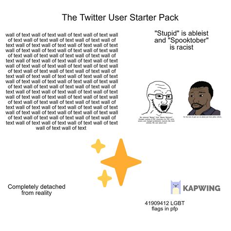 Twitter User Starter Pack Rstarterpacks