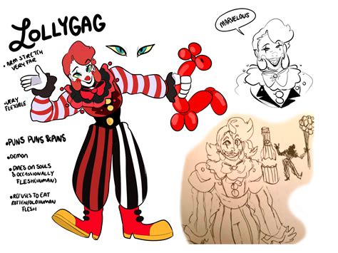 Revamp Of Old Clown Oc Posting Here Since Heavily Pennywise Influenced Cute Clown Character