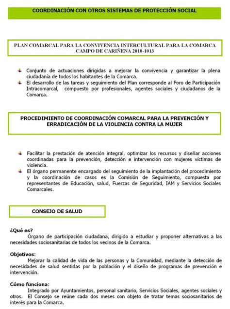 Servicios Sociales Comarcales Ayuntamiento De Cariñena