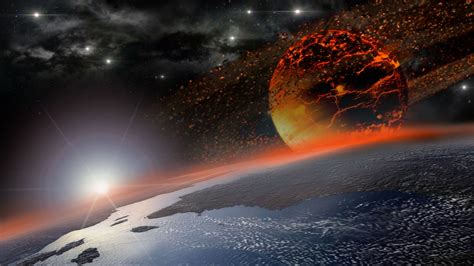 Planetary Collision Made Life Possible On Earth Scientists Say