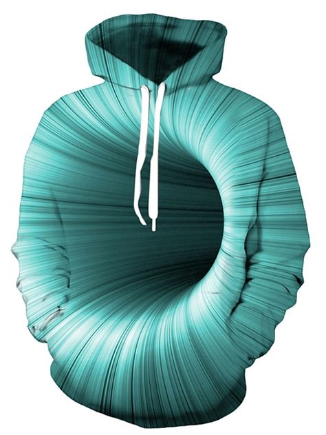 the vortex men s hoodie pullover hoodie sweatshirt black hooded graphic daily going out 3d print