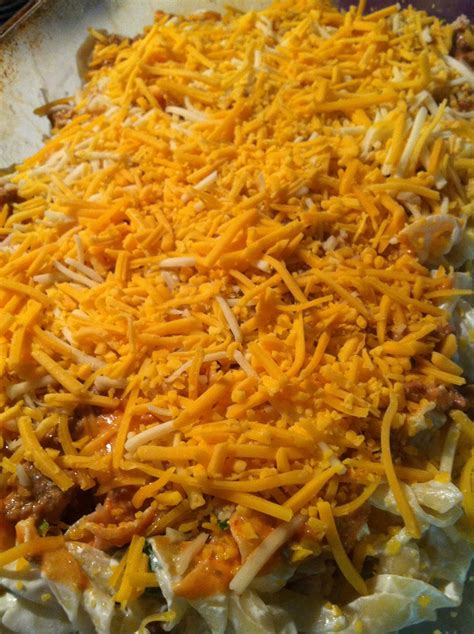 A creamy and simple one, just whisking eggs with cheese, bake on a tart base, and then pour sour cream with sugar on top. Pioneer Woman Success Story | Sour Cream Noodle Bake