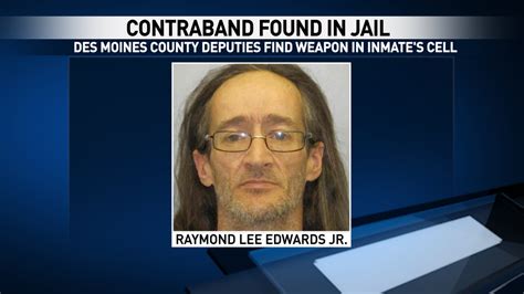Des Moines County Deputies Find Weapon In Inmates Jail Cell
