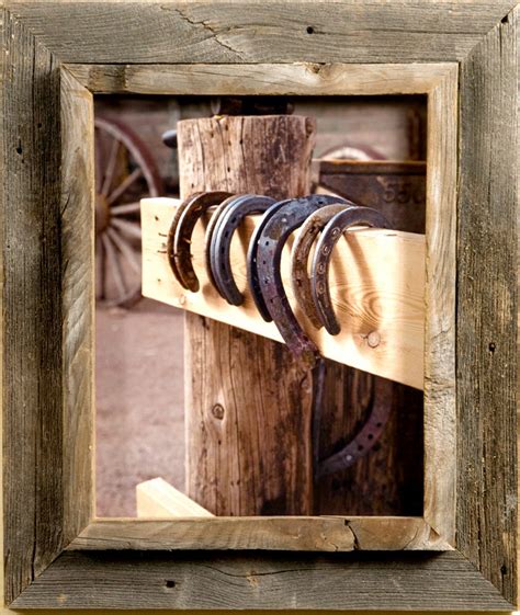Cowboy Picture Frames Reclaimed Barn Wood 8x10 Frame